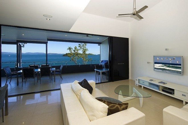 Watch the Yachts sail by from EDGE 12! You can't get much closer to the beautiful Whitsunday Waters than this... - Hamilton Island Accommodation © Kristie Kaighin http://www.whitsundayholidays.com.au